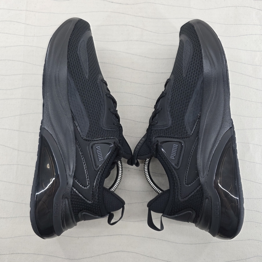 Puma Mens Cell Thrill Tripple Black Running Sneakers Shoes 310168-01 Sz 7.5 NEW - Picture 8 of 11